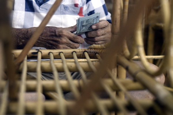 HASIL titik peluh berbaloi apabila perabot rotannya dibeli pelanggan