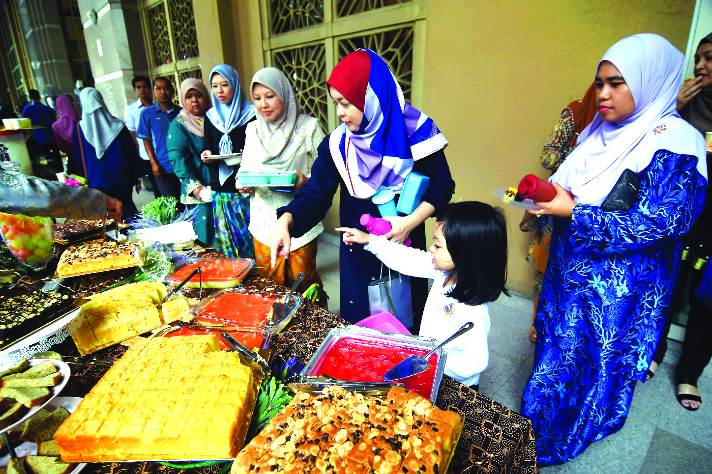 JUADAH yang disediakan membuka selera tetamu yang hadir.